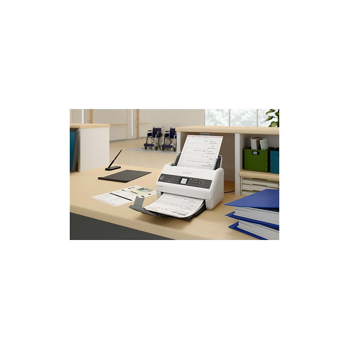 Epson WorkForce DS-730N - Dokumentenscanner - Desktop-Gerät - USB 2.0, Gigabit LAN