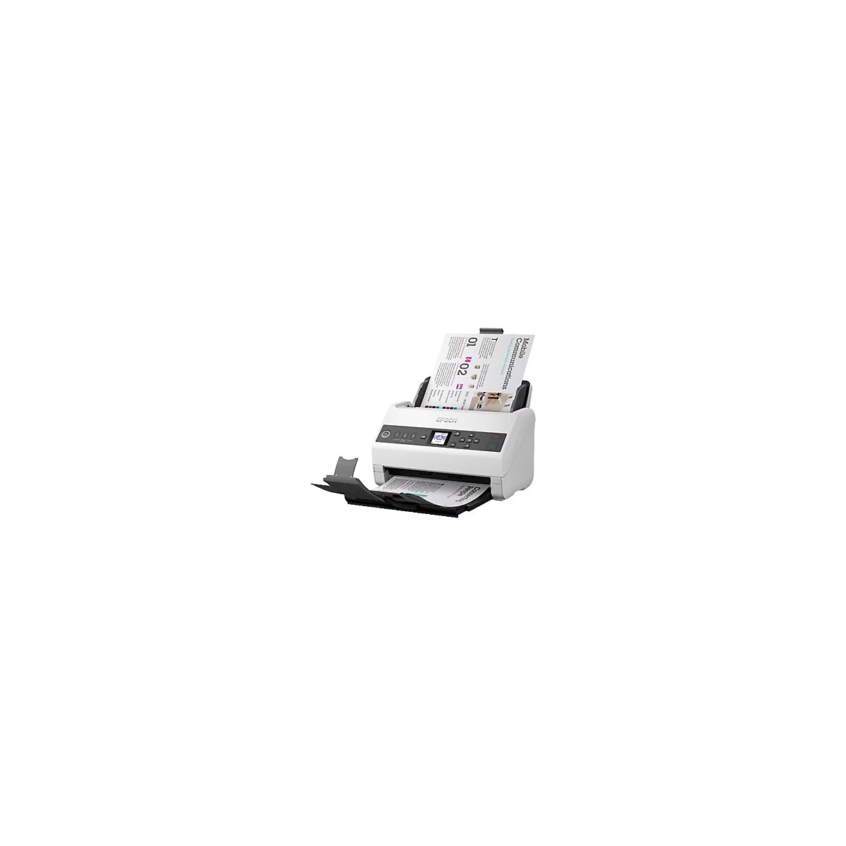 Epson WorkForce DS-730N - Dokumentenscanner - Desktop-Gerät - USB 2.0, Gigabit LAN