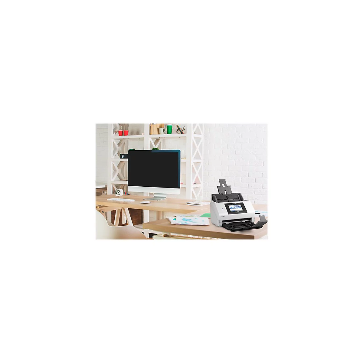 Epson WorkForce DS-790WN - Dokumentenscanner - Duplex - A4/Legal - 600 dpi x 600 dpi - bis zu 45 Seiten/Min. (einfarbig) / bis zu 45 Seiten/Min. (Farbe)