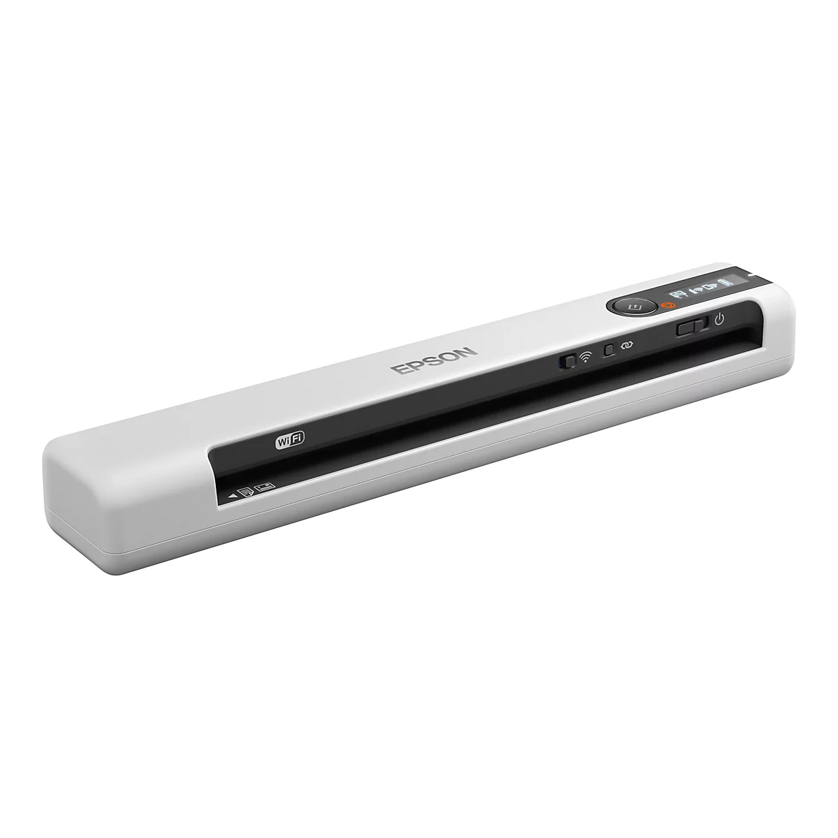 Epson WorkForce DS-80W - Dokumentenscanner - Contact Image Sensor (CIS) - A4 - 600 dpi x 600 dpi - bis zu 15 Seiten/Min. (einfarbig) / bis zu 15 Seiten/Min. (Farbe)