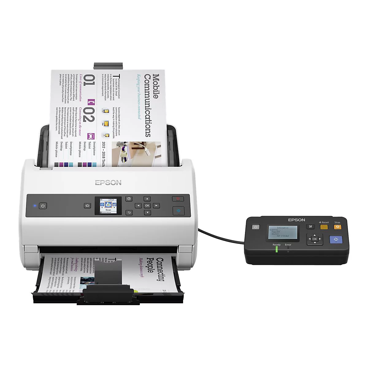 Epson WorkForce DS-970 - Dokumentenscanner - Contact Image Sensor (CIS) - Duplex - A4 - 600 dpi x 600 dpi