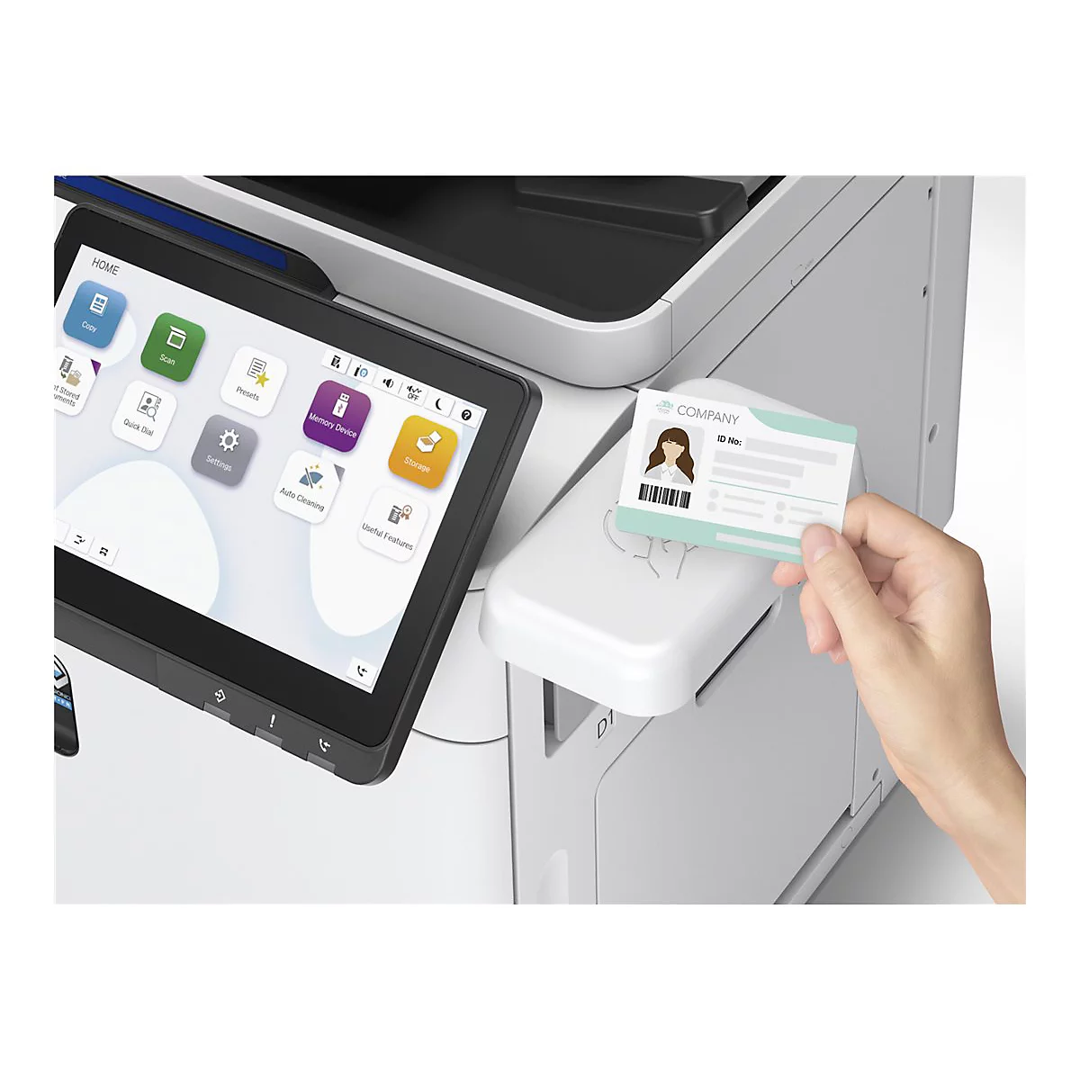 Epson WorkForce Enterprise AM-C550 - Multifunktionsdrucker - Farbe - Tintenstrahl - 215 x 355 mm (Original) - A4 (Medien)