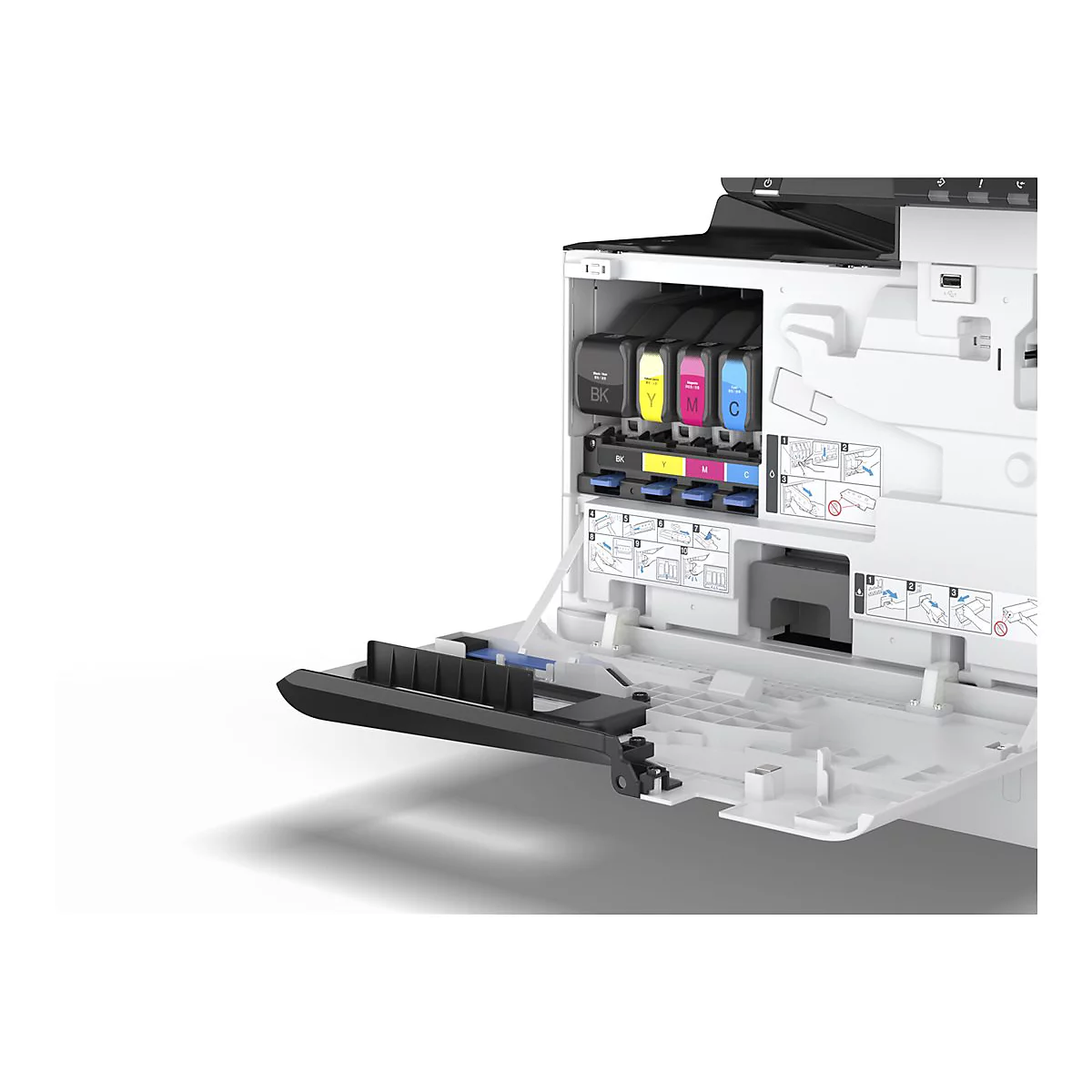 Epson WorkForce Enterprise AM-C550 - Multifunktionsdrucker - Farbe - Tintenstrahl - 215 x 355 mm (Original) - A4 (Medien)