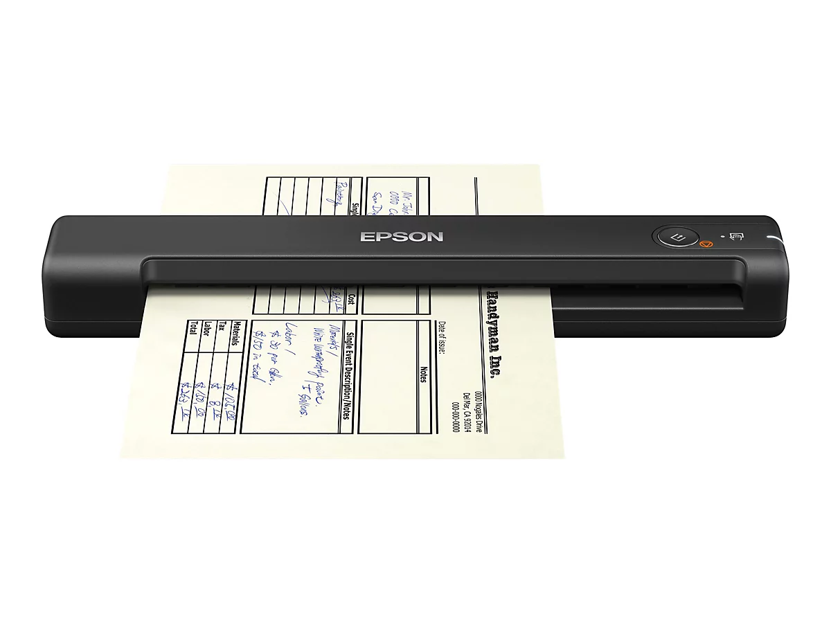 Epson WorkForce ES-50 - Einzelblatt-Scanner - Contact Image Sensor (CIS) - A4 - 600 dpi x 600 dpi - bis zu 300 Scanvorgänge/Tag