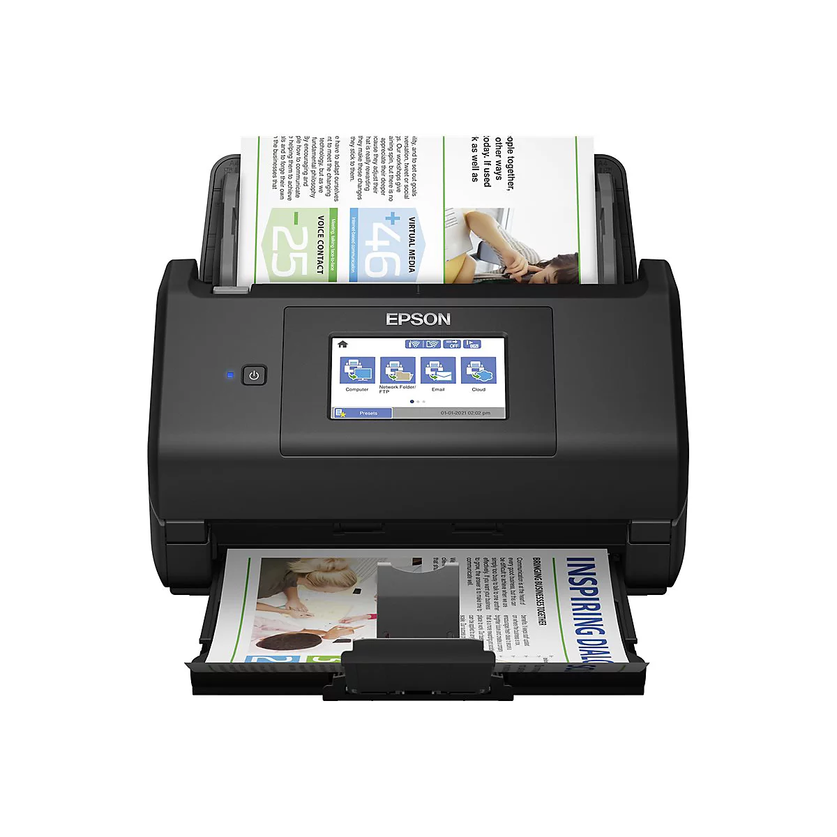 Epson WorkForce ES-580W - Dokumentenscanner - Desktop-Gerät - USB 3.0, Wi-Fi(ac)