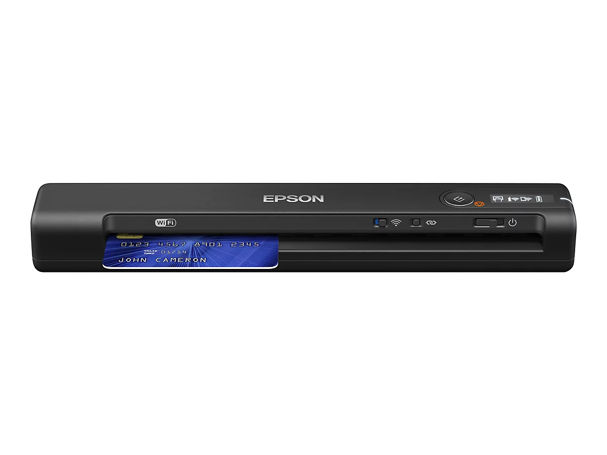 Epson WorkForce ES-60W - Einzelblatt-Scanner - Contact Image Sensor (CIS) - A4 - 600 dpi x 600 dpi - bis zu 300 Scanvorgänge/Tag