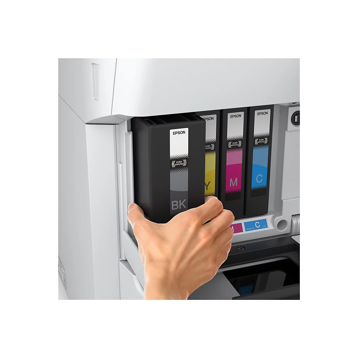 Epson WorkForce Pro EM-C7100DWF - Multifunktionsdrucker - Farbe - Tintenstrahl - A3 (297 x 420 mm) (Original) - A3 (Medien)