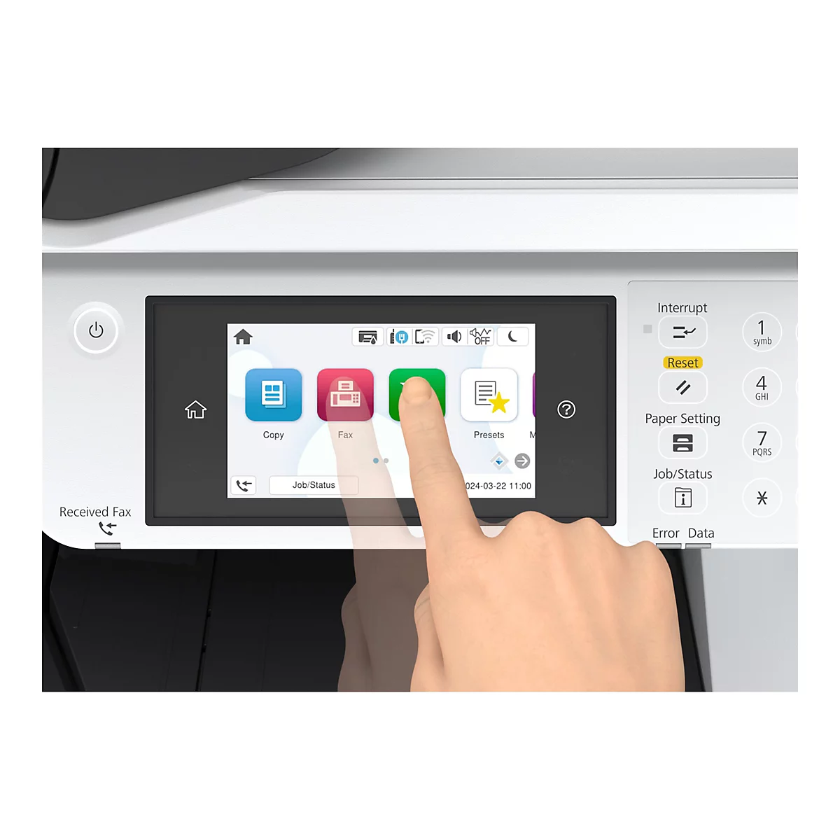 Epson WorkForce Pro EM-C7100DWF - Multifunktionsdrucker - Farbe - Tintenstrahl - A3 (297 x 420 mm) (Original) - A3 (Medien)