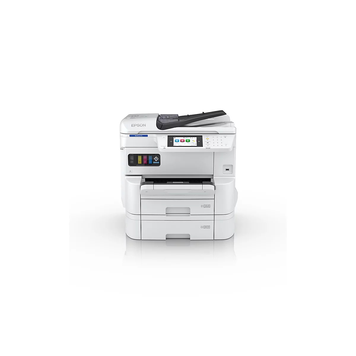 Epson WorkForce Pro EM-C7100DWF - Multifunktionsdrucker - Farbe - Tintenstrahl - A3 (297 x 420 mm) (Original) - A3 (Medien)