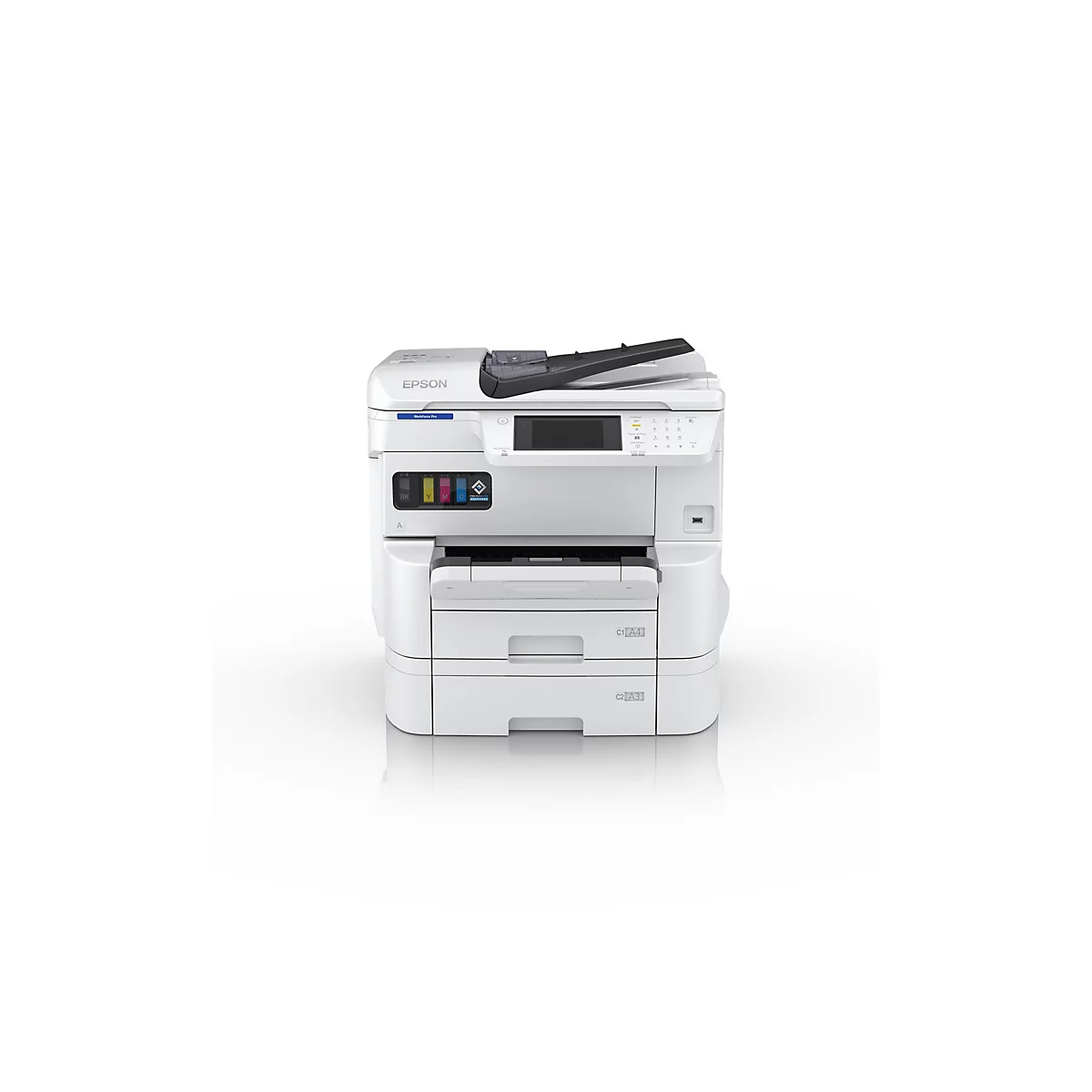 Epson WorkForce Pro EM-C7100DWF - Multifunktionsdrucker - Farbe - Tintenstrahl - A3 (297 x 420 mm) (Original) - A3 (Medien)