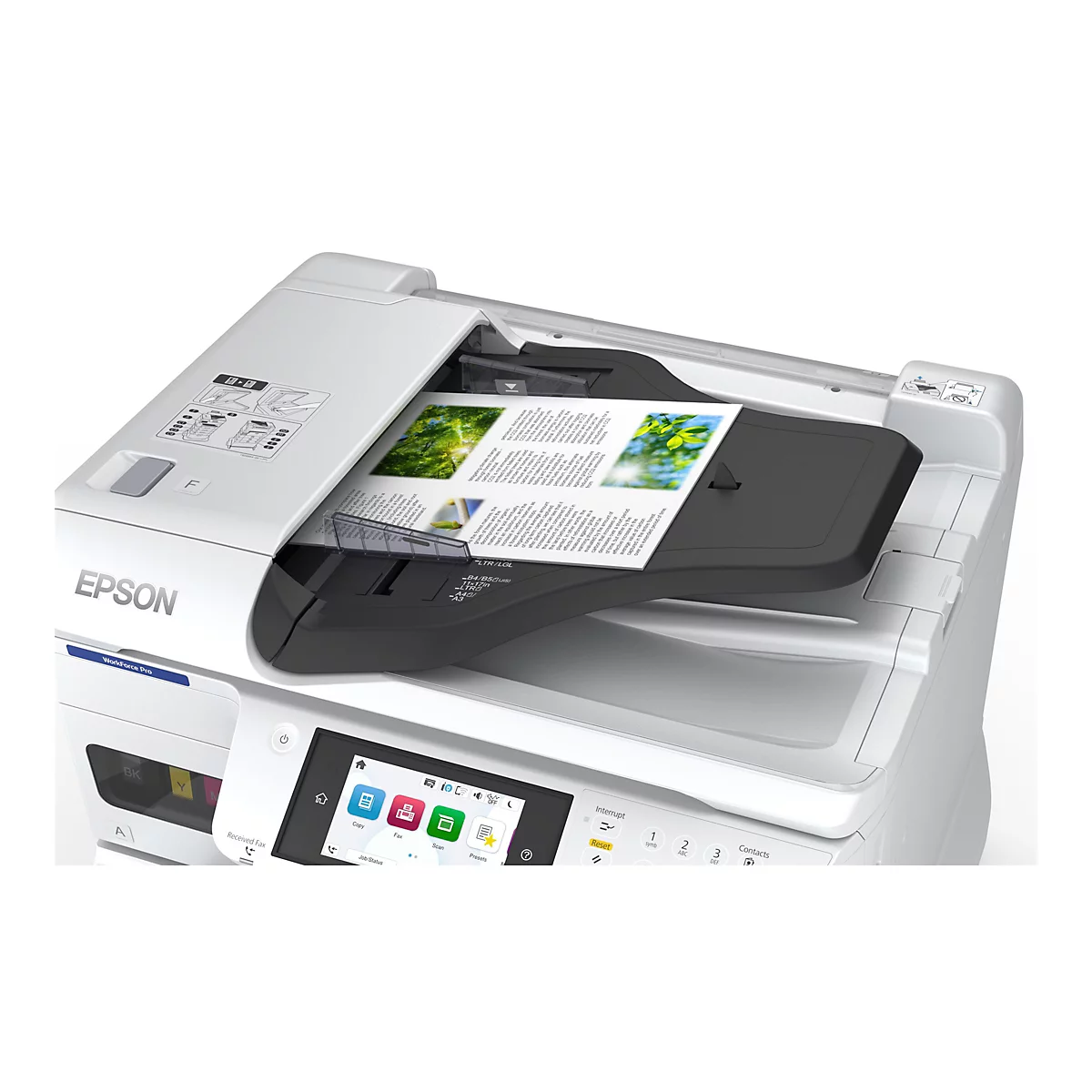 Epson WorkForce Pro EM-C7100DWF - Multifunktionsdrucker - Farbe - Tintenstrahl - A3 (297 x 420 mm) (Original) - A3 (Medien)