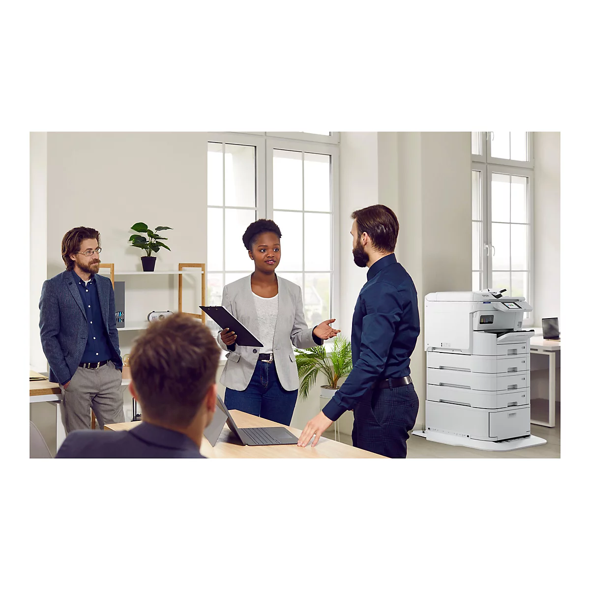 Epson WorkForce Pro EM-C7100DWF - Multifunktionsdrucker - Farbe - Tintenstrahl - A3 (297 x 420 mm) (Original) - A3 (Medien)