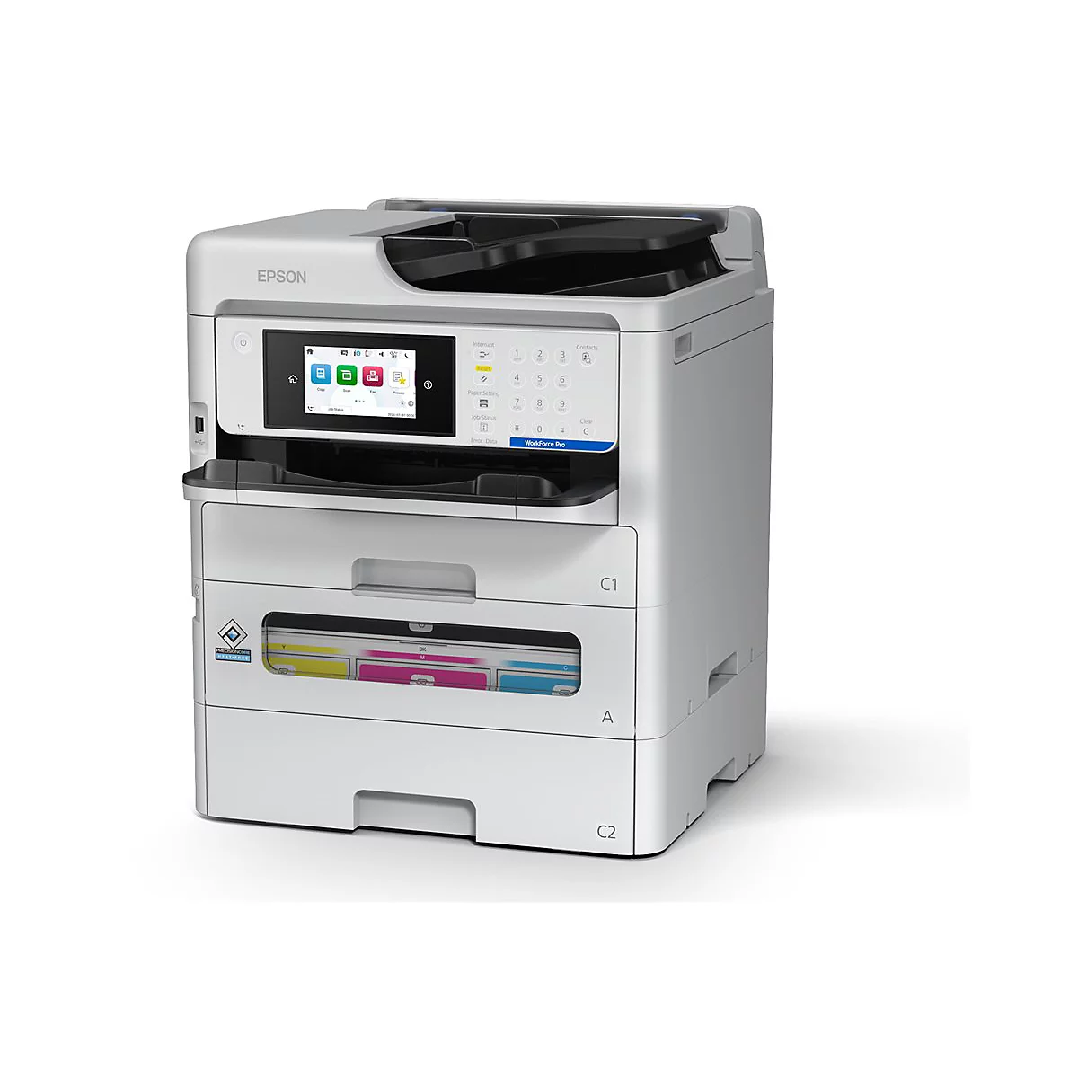 Epson WorkForce Pro EM-C800RDWF - Multifunktionsdrucker - Farbe - Tintenstrahl - A4 (210 x 297 mm) (Original) - A4/Legal (Medien)