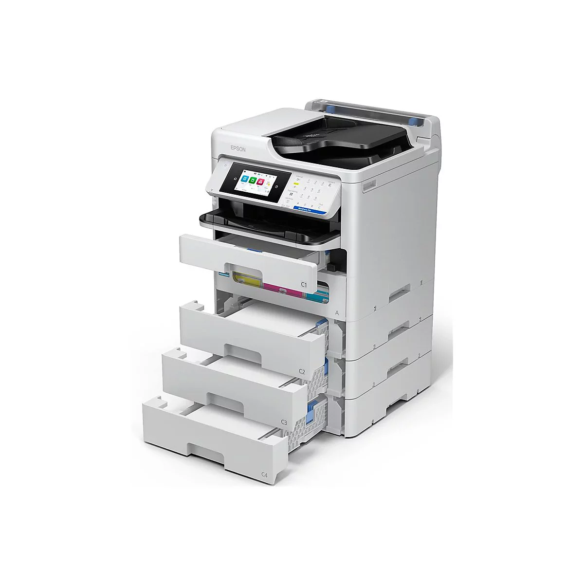 Epson WorkForce Pro EM-C800RDWF - Multifunktionsdrucker - Farbe - Tintenstrahl - A4 (210 x 297 mm) (Original) - A4/Legal (Medien)