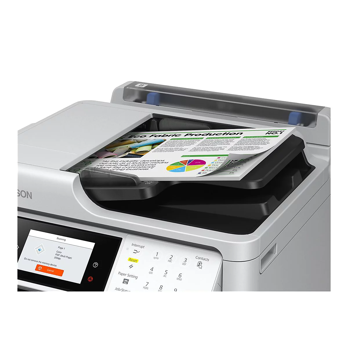 Epson WorkForce Pro EM-C800RDWF - Multifunktionsdrucker - Farbe - Tintenstrahl - A4 (210 x 297 mm) (Original) - A4/Legal (Medien)