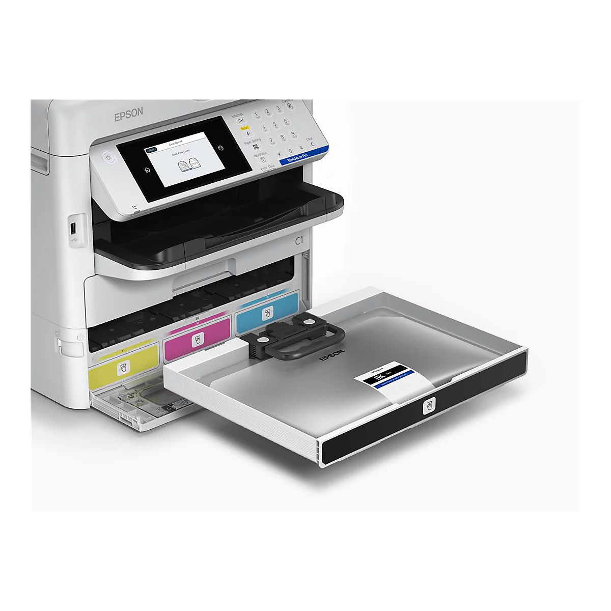Epson WorkForce Pro EM-C800RDWF - Multifunktionsdrucker - Farbe - Tintenstrahl - A4 (210 x 297 mm) (Original) - A4/Legal (Medien)