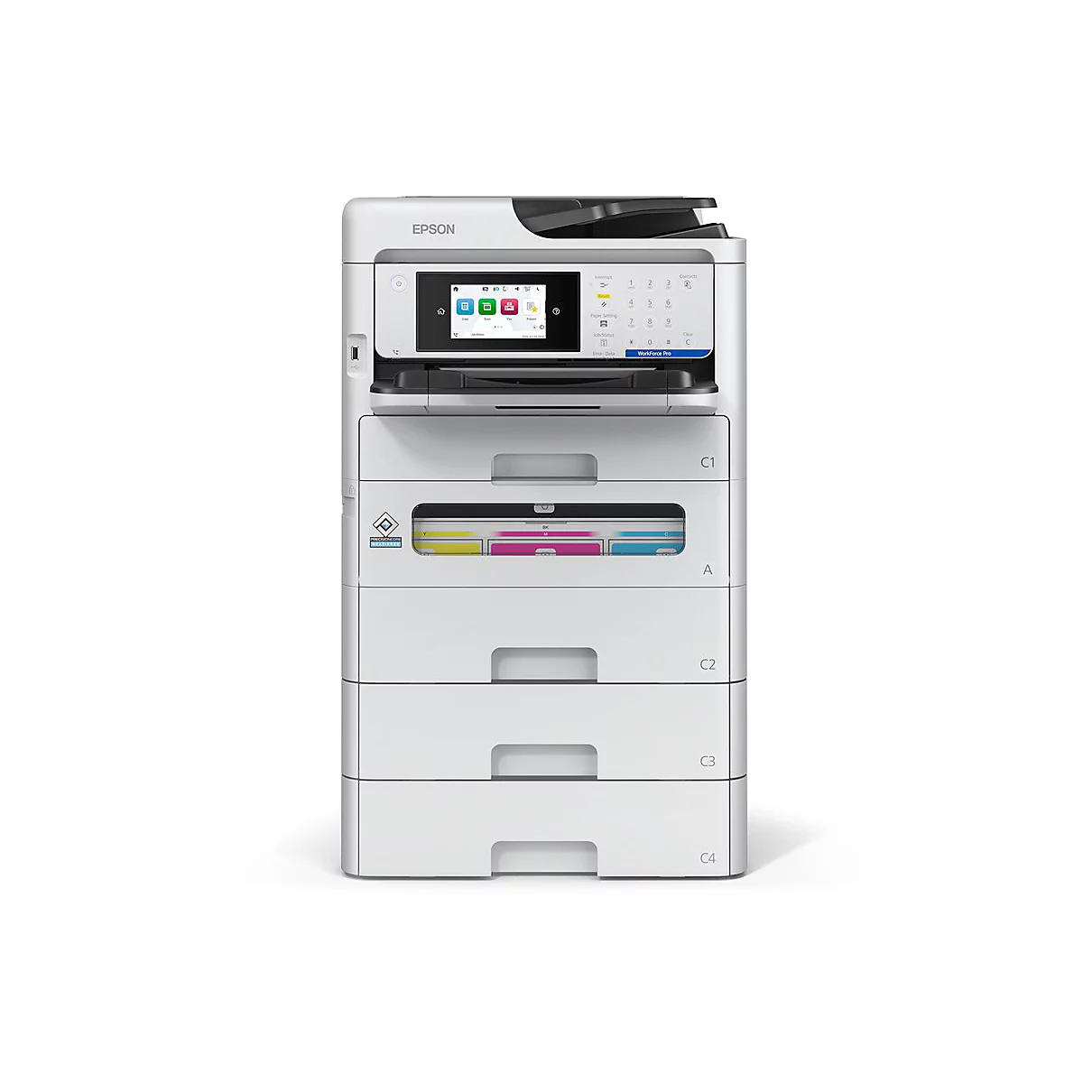 Epson WorkForce Pro EM-C800RDWF - Multifunktionsdrucker - Farbe - Tintenstrahl - A4 (210 x 297 mm) (Original) - A4/Legal (Medien)