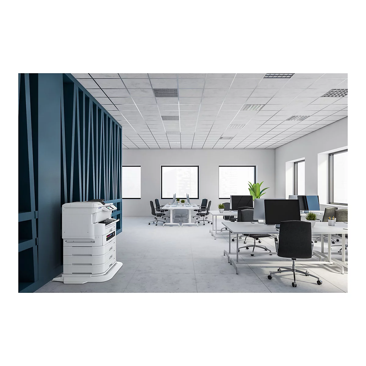 Epson WorkForce Pro EM-C8100RDWF - Multifunktionsdrucker - Farbe - Tintenstrahl - A3 (Medien) - bis zu 22 Seiten/Min. (Kopieren)