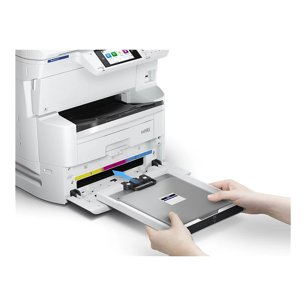 Epson WorkForce Pro EM-C8100RDWF - Multifunktionsdrucker - Farbe - Tintenstrahl - A3 (Medien) - bis zu 22 Seiten/Min. (Kopieren)