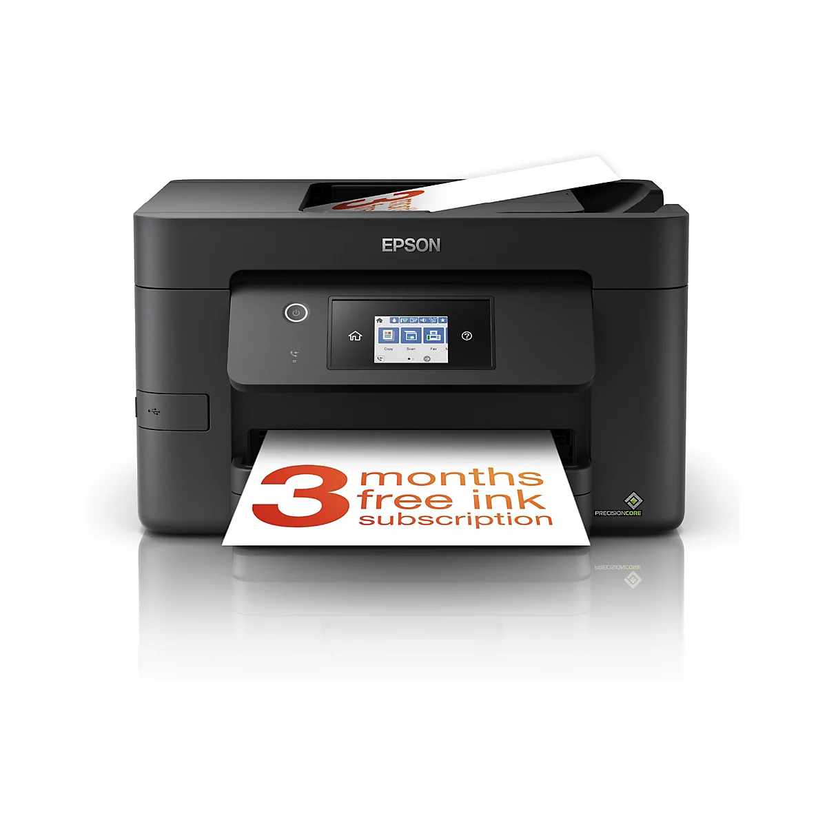 Epson WorkForce Pro WF-3820DWF - Multifunktionsdrucker - Farbe - Tintenstrahl - A4/Legal (Medien) - bis zu 21 Seiten/Min. (Drucken)
