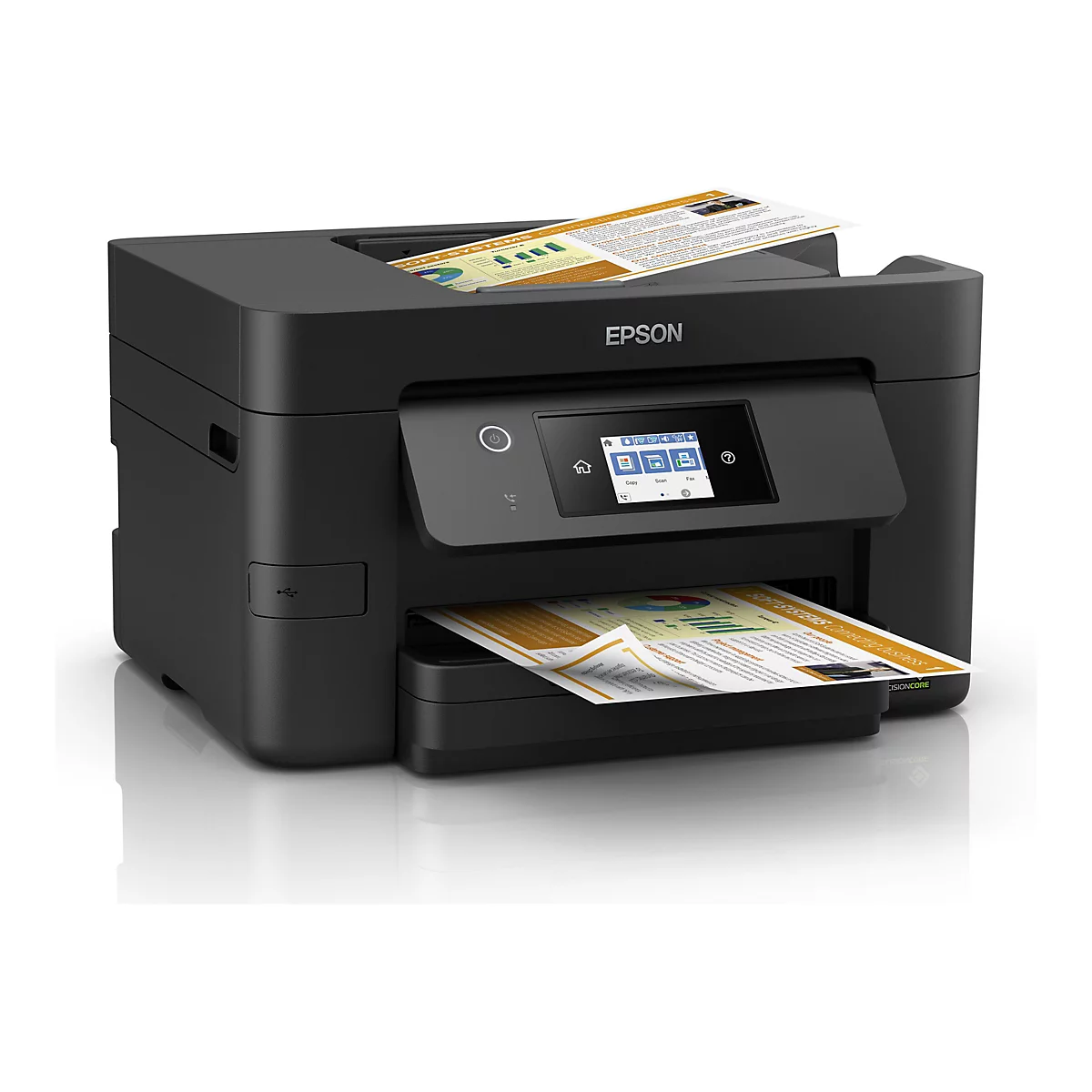Epson WorkForce Pro WF-3820DWF - Multifunktionsdrucker - Farbe - Tintenstrahl - A4/Legal (Medien) - bis zu 21 Seiten/Min. (Drucken)