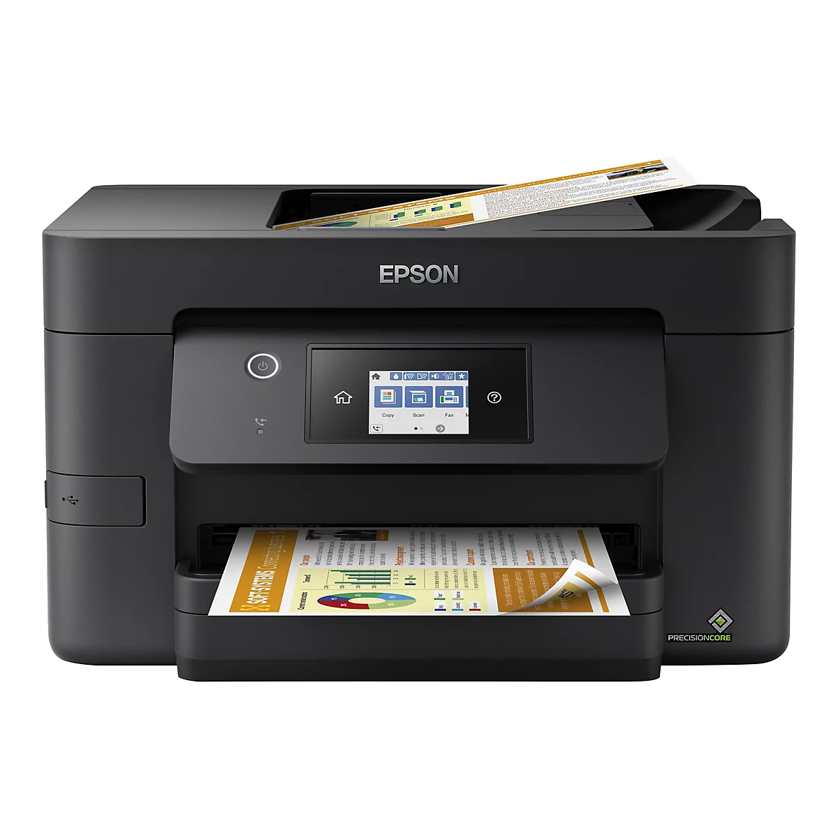Epson WorkForce Pro WF-3820DWF - Multifunktionsdrucker - Farbe - Tintenstrahl - A4/Legal (Medien) - bis zu 21 Seiten/Min. (Drucken)