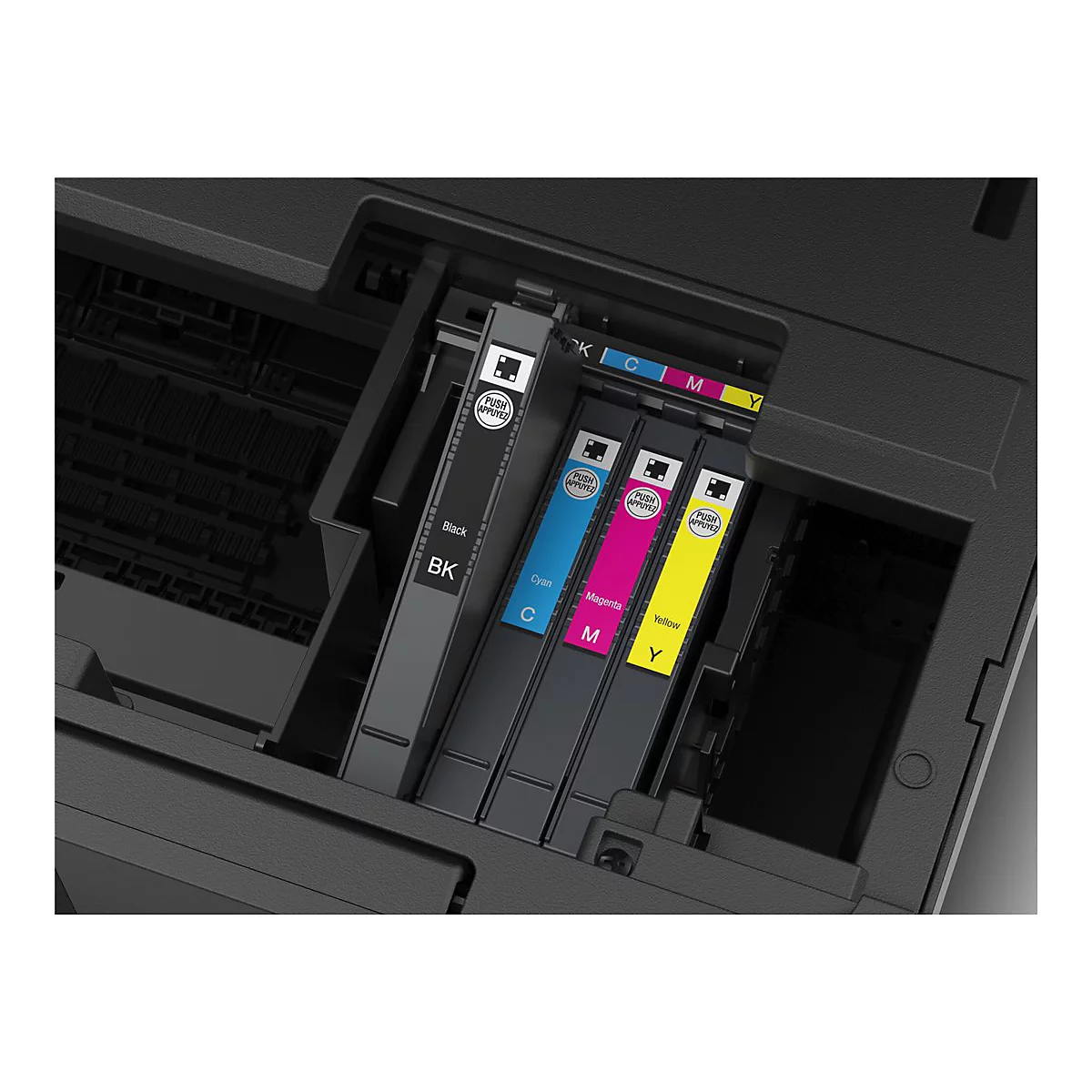 Epson WorkForce Pro WF-3825DWF - Multifunktionsdrucker - 215.9 x 355.6 mm (Original) - A4/Legal (Medien) - bis zu 21 Seiten/Min. (Drucken) - 250 Blatt