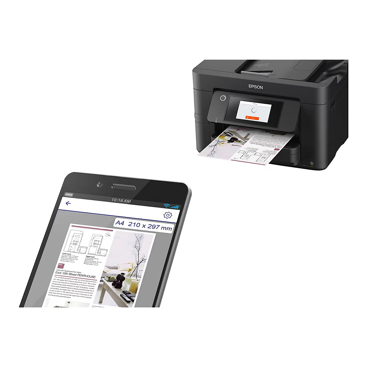 Epson WorkForce Pro WF-4820DWF - Multifunktionsdrucker - Farbe
