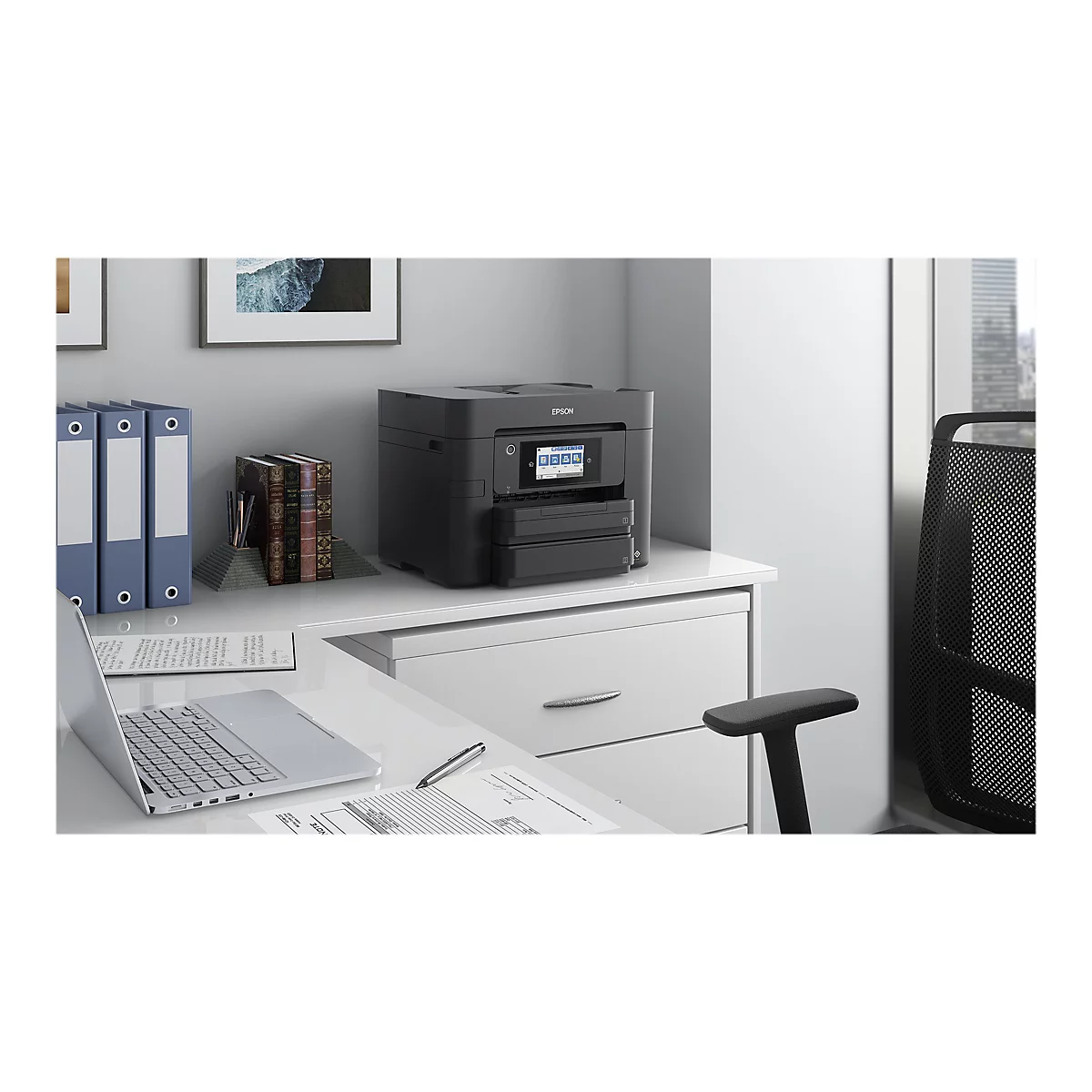 Epson WorkForce Pro WF-4830DTWF - Multifunktionsdrucker - Farbe - Tintenstrahl - A4/Legal (Medien) - bis zu 25 Seiten/Min. (Drucken)