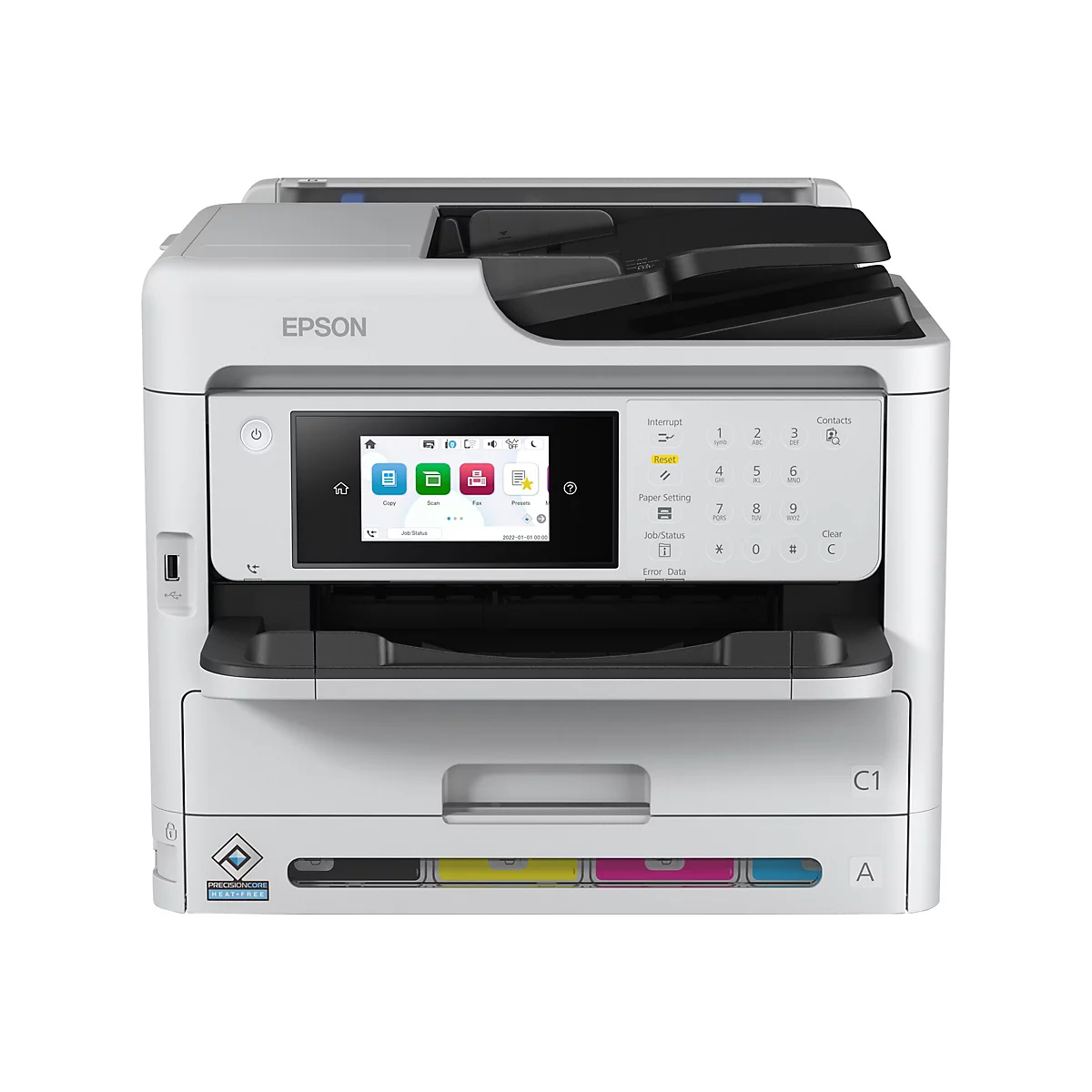 Epson WorkForce Pro WF-C5890DWF BAM - Multifunktionsdrucker - Farbe - Tintenstrahl - A4/Legal (Medien) - bis zu 25 Seiten/Min. (Drucken)