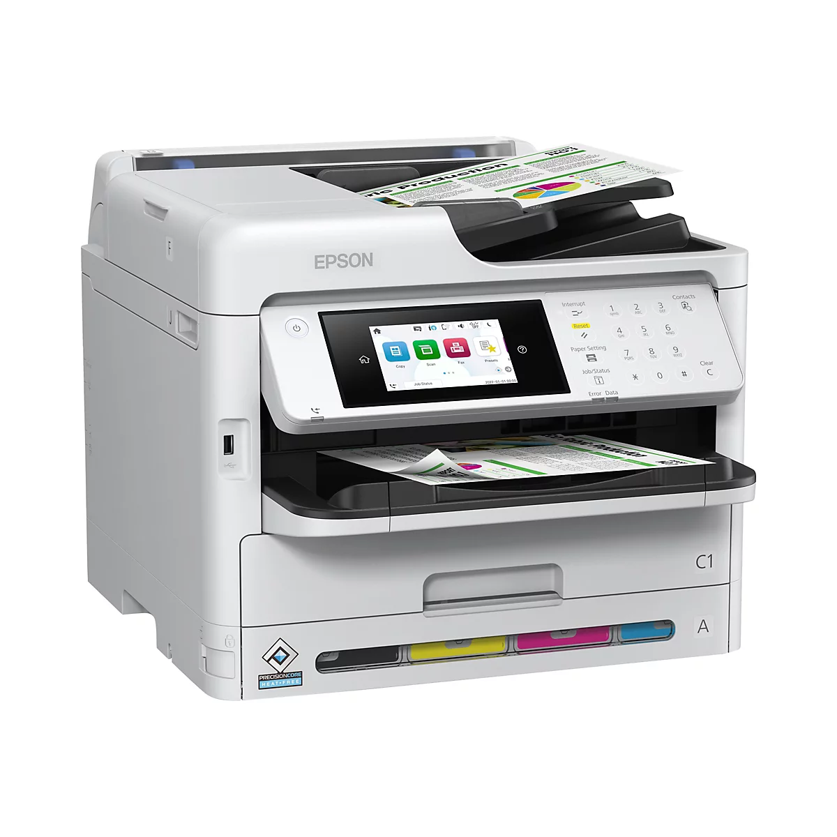 Epson WorkForce Pro WF-C5890DWF BAM - Multifunktionsdrucker - Farbe - Tintenstrahl - A4/Legal (Medien) - bis zu 25 Seiten/Min. (Drucken)
