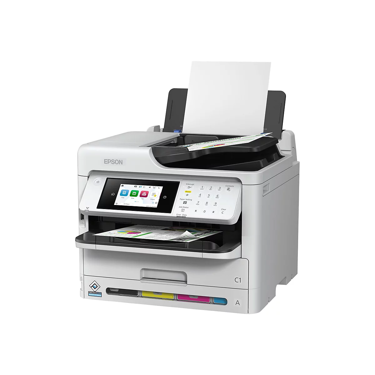 Epson WorkForce Pro WF-C5890DWF - Multifunktionsdrucker - Farbe - Tintenstrahl - A4/Legal (Medien) - bis zu 25 Seiten/Min. (Drucken)