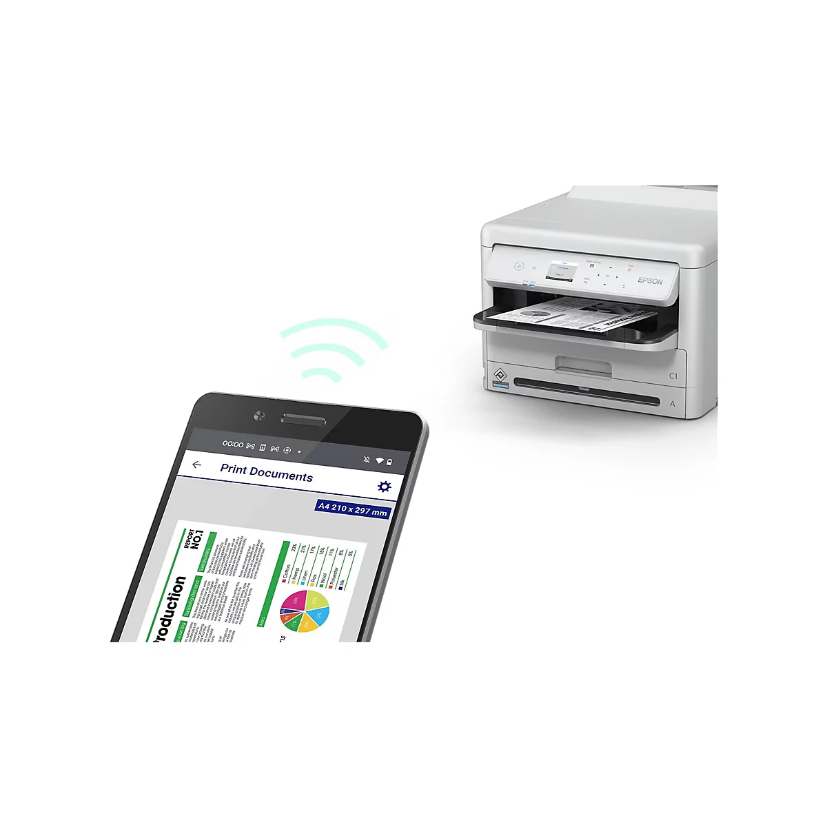 Epson WorkForce Pro WF-M5399DW - Drucker - s/w - Duplex - Tintenstrahl - A4/Legal