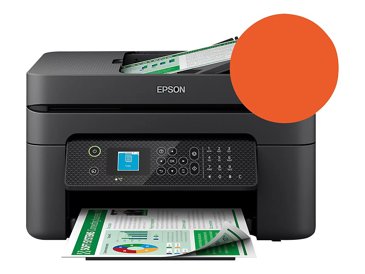 Epson WorkForce WF-2930DWF - Multifunktionsdrucker - Farbe - Tintenstrahl - 216 x 297 mm (Original) - A4/Letter (Medien)