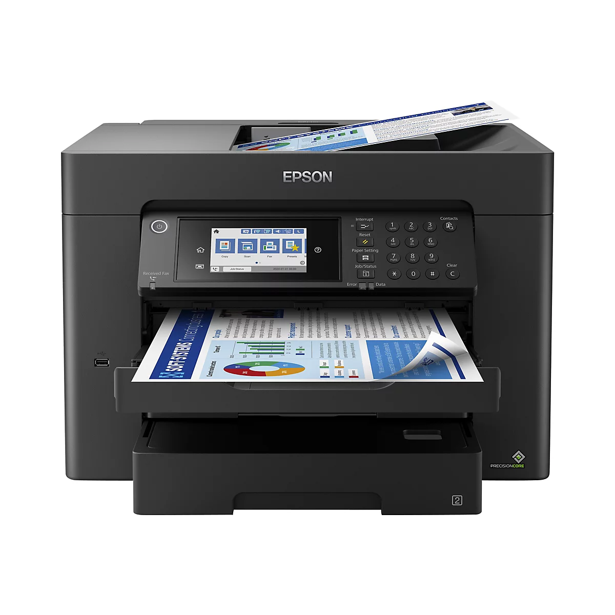 Epson WorkForce WF-7840DTWF - Multifunktionsdrucker - Farbe - Tintenstrahl - A3 (297 x 420 mm) (Original) - A3 (Medien)