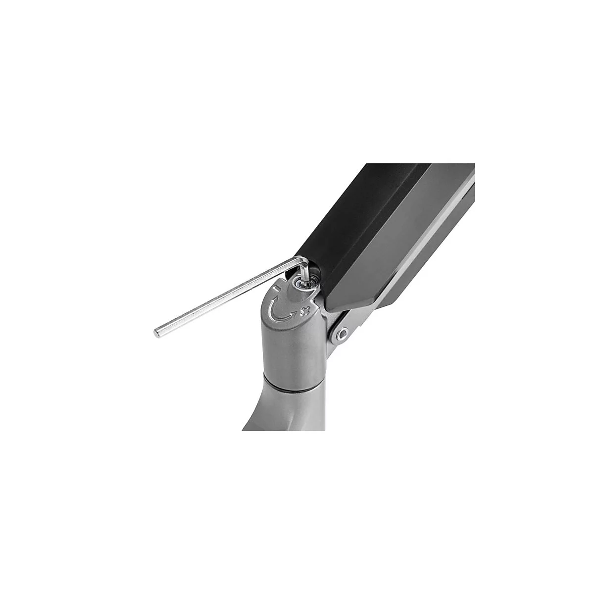 equip - Befestigungskit (CPU-Halterung, Tastatur-Tablett, Wandmontagehalterung) - Gasfeder - für LCD-Display / Curved LCD-Display - workstation - Kunststoff, stainless steel, Aluminium