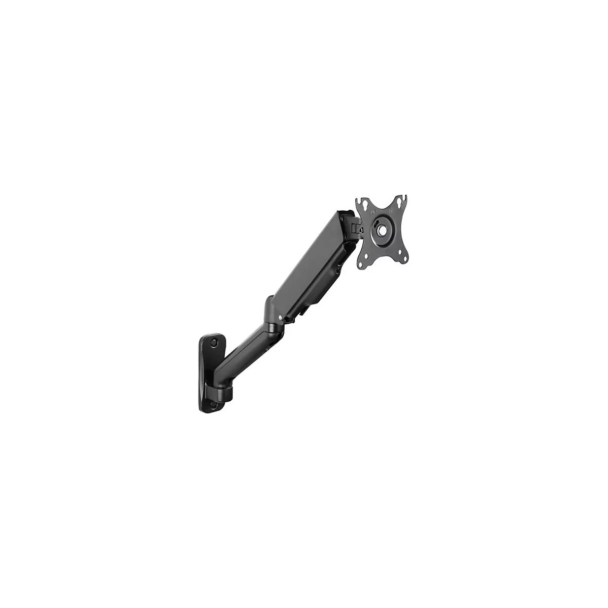 equip - Befestigungskit (Montagearm) - für LCD-Display - Kunststoff, stainless steel, Aluminium - Schwarz - Bildschirmgröße: 43.2-81.3 cm (17'-32')