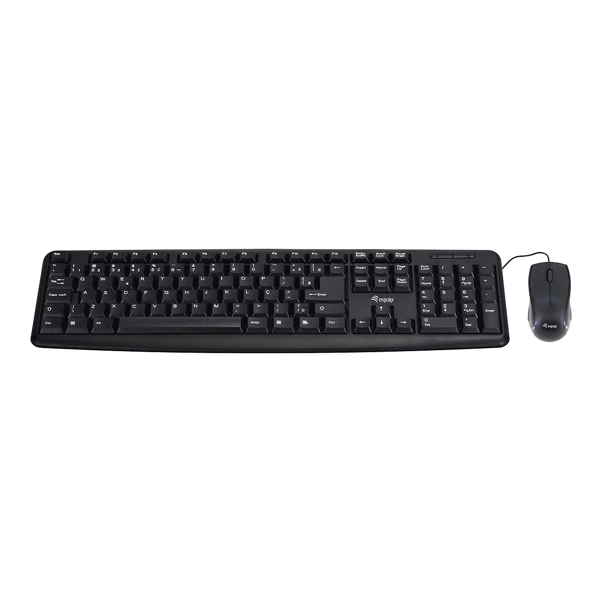 equip Life - Tastatur-und-Maus-Set - Deutsch - Schwarz