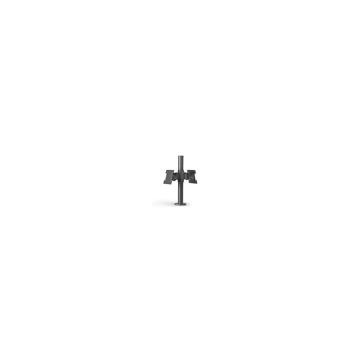Ergonomic Solutions New SpacePole Back-to-back Screen Mount, VESA 75/100 -