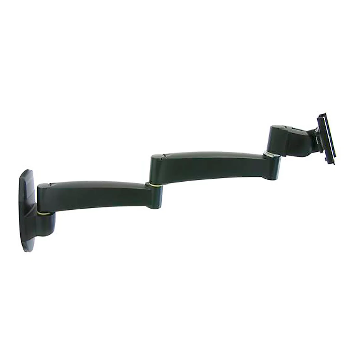 ergotron® 200 Series 2 Extensions bras de moniteur, support mural, pour 1 écran jusqu'à 27″ &amp; jusqu'à 11,3 kg, rotatif &amp; inclinable, réglable en profondeur, VESA, noir.
