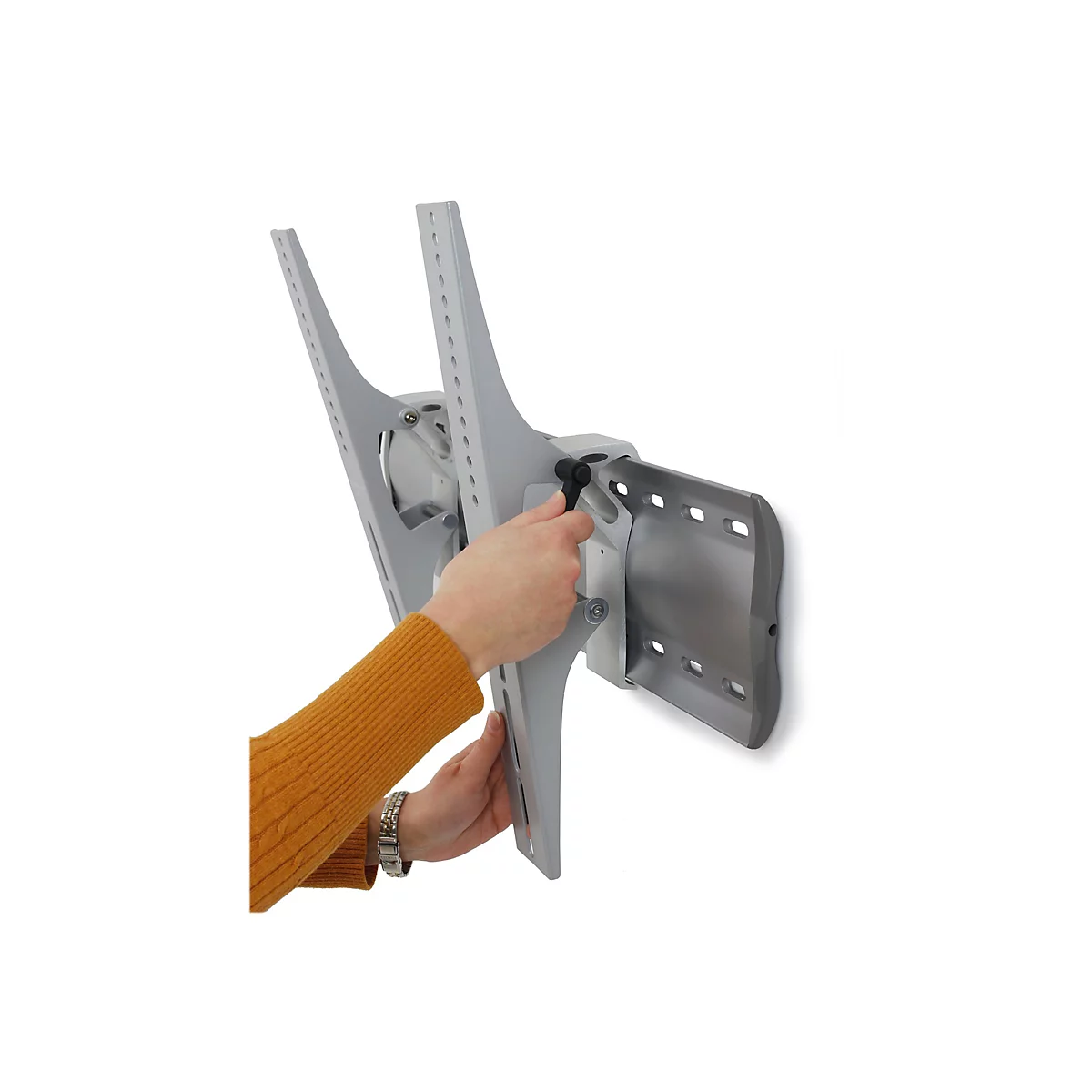 Ergotron - Befestigungskit (Kippbare Wandhalterung) - Konstante Krafttechnologie - für Flachbildschirm - XL - Stahl, stranggepresstes Aluminium