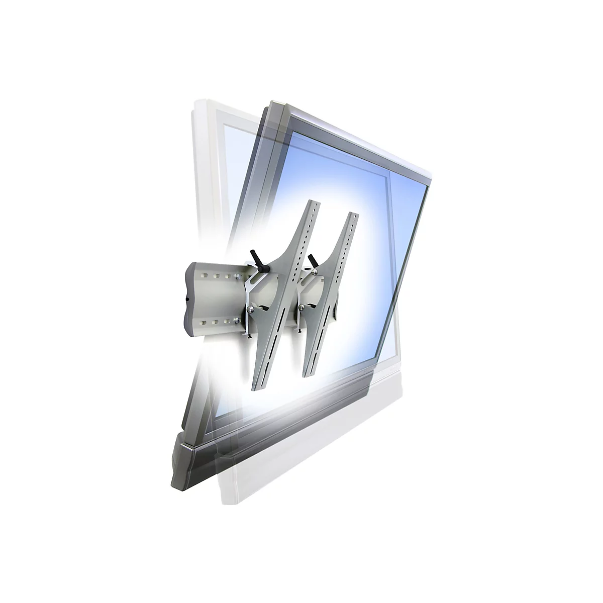 Ergotron - Befestigungskit (Kippbare Wandhalterung) - Konstante Krafttechnologie - für Flachbildschirm - XL - Stahl, stranggepresstes Aluminium