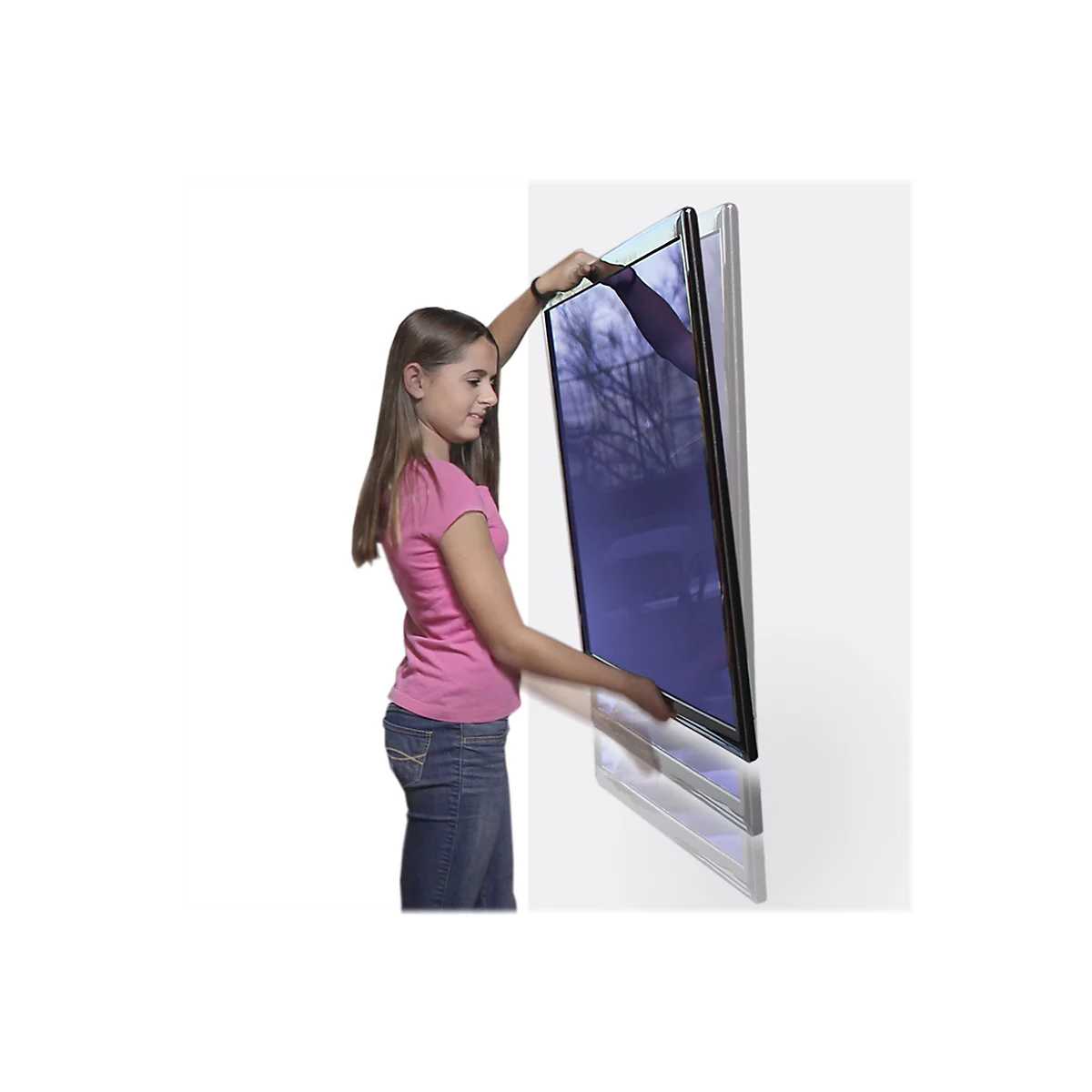 Ergotron - Befestigungskit (neigbare Halterung, Montageschablone, Niedrigprofil-Hebemodul, Kabelführungskomponenten) - Konstante Krafttechnologie - für LCD-Display - Gleitschiene, für sehr schwere Last - Schwarz