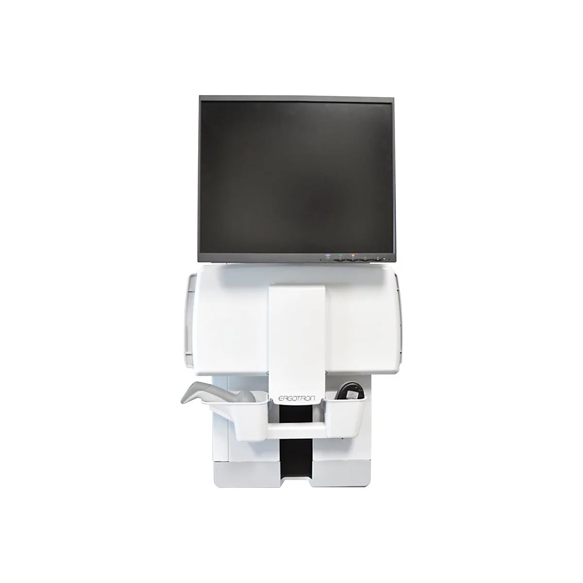 Ergotron - Befestigungskit (Tastaturablage, Handgelenkkissen, Maushalterung, vertikale Verstellschiene) - für LCD-Display / PC-Ausrüstung - Patientenzimmer - Stahl - weiß