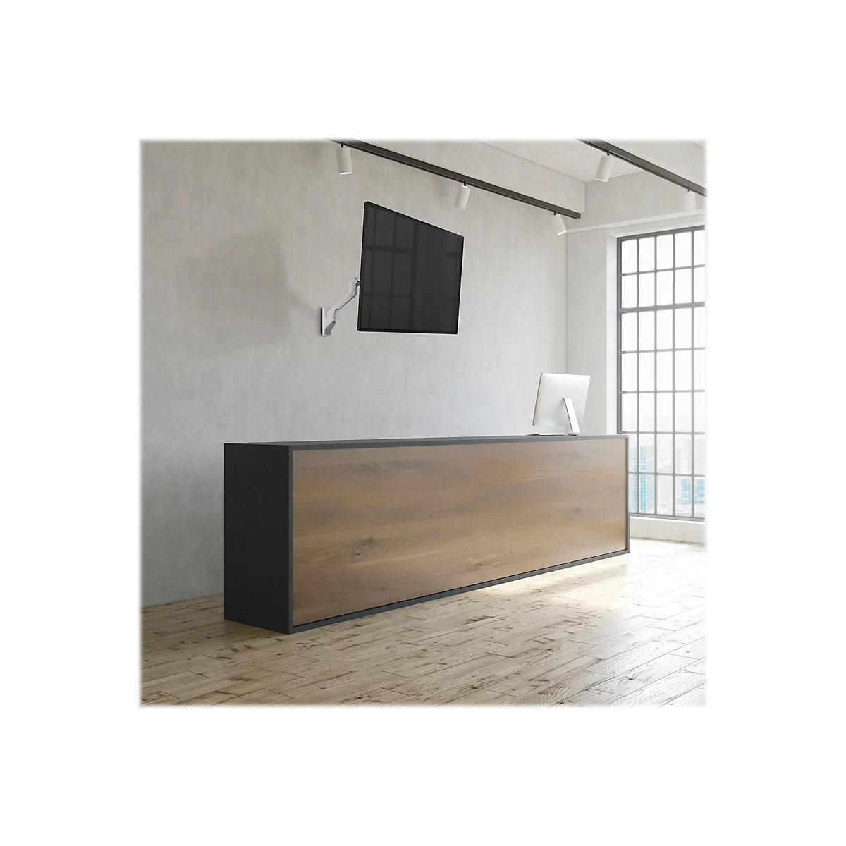 Ergotron HX - Befestigungskit - für Monitor - weiß