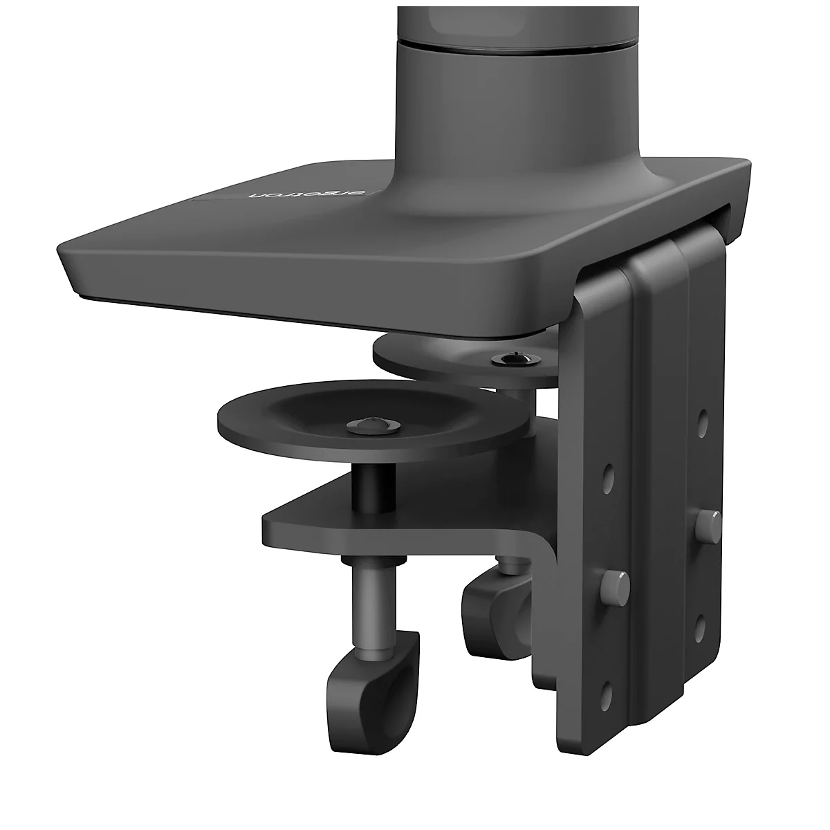 Ergotron HX enkele monitorarm, tot 49', in hoogte/diepte verstelbaar, kantelfunctie, VESA, mat zwart