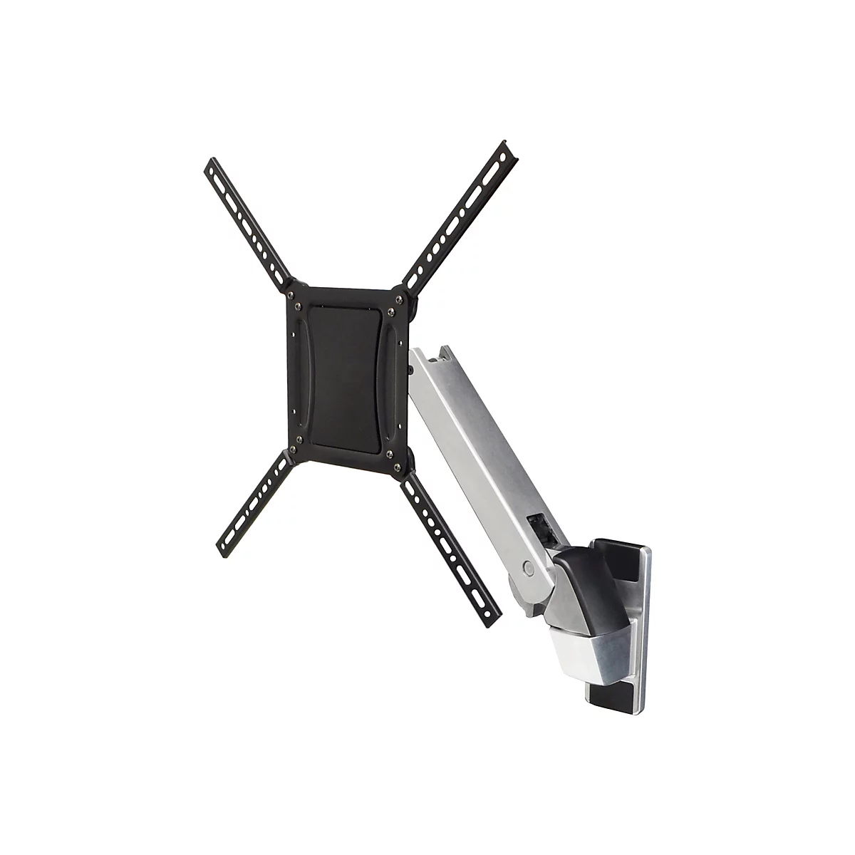 Ergotron Interactive Arm HD - Befestigungskit (Gelenkarm, VESA-Adapter, Wandmontagehalterung) - Konstante Krafttechnologie - für LCD-Display - Aluminium - Black Trim, Polished Aluminum