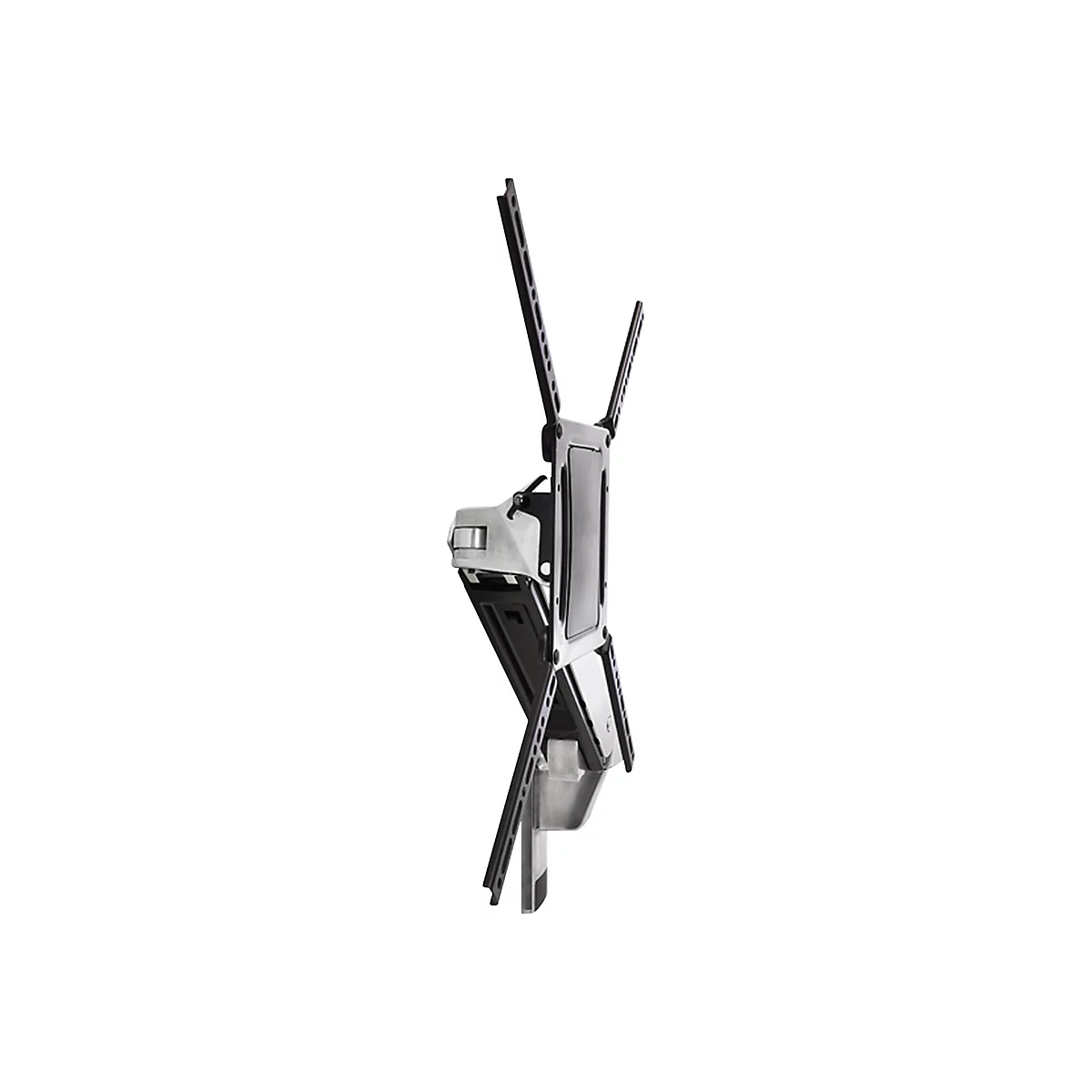 Ergotron Interactive Arm VHD - Befestigungskit (Gelenkarm, VESA-Adapter, Wandmontagehalterung) - Konstante Krafttechnologie - für LCD-Display - Aluminium - Black Trim, Polished Aluminum