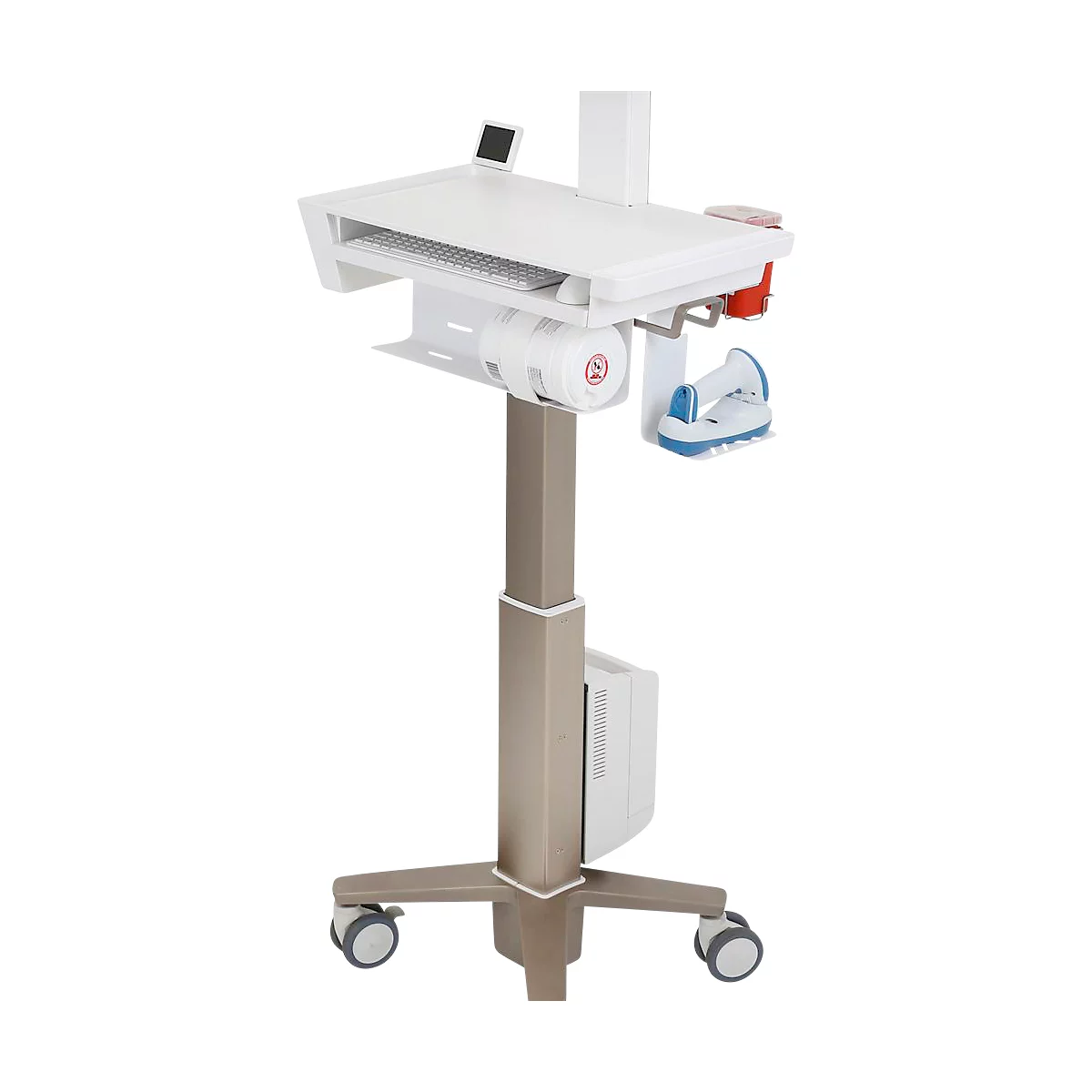Ergotron LiFeKinnex accu, voor Ergotron business trolley, 245 Wh, lithium ijzer fosfaat (LiFe) accutechnologie, wit