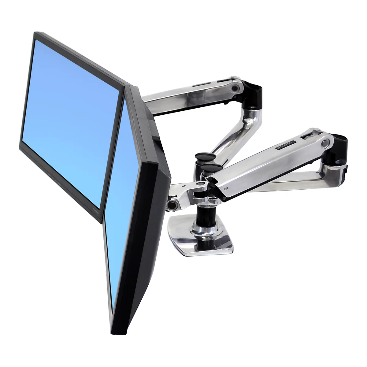 Ergotron LX-arm duaal voor tafelmontage